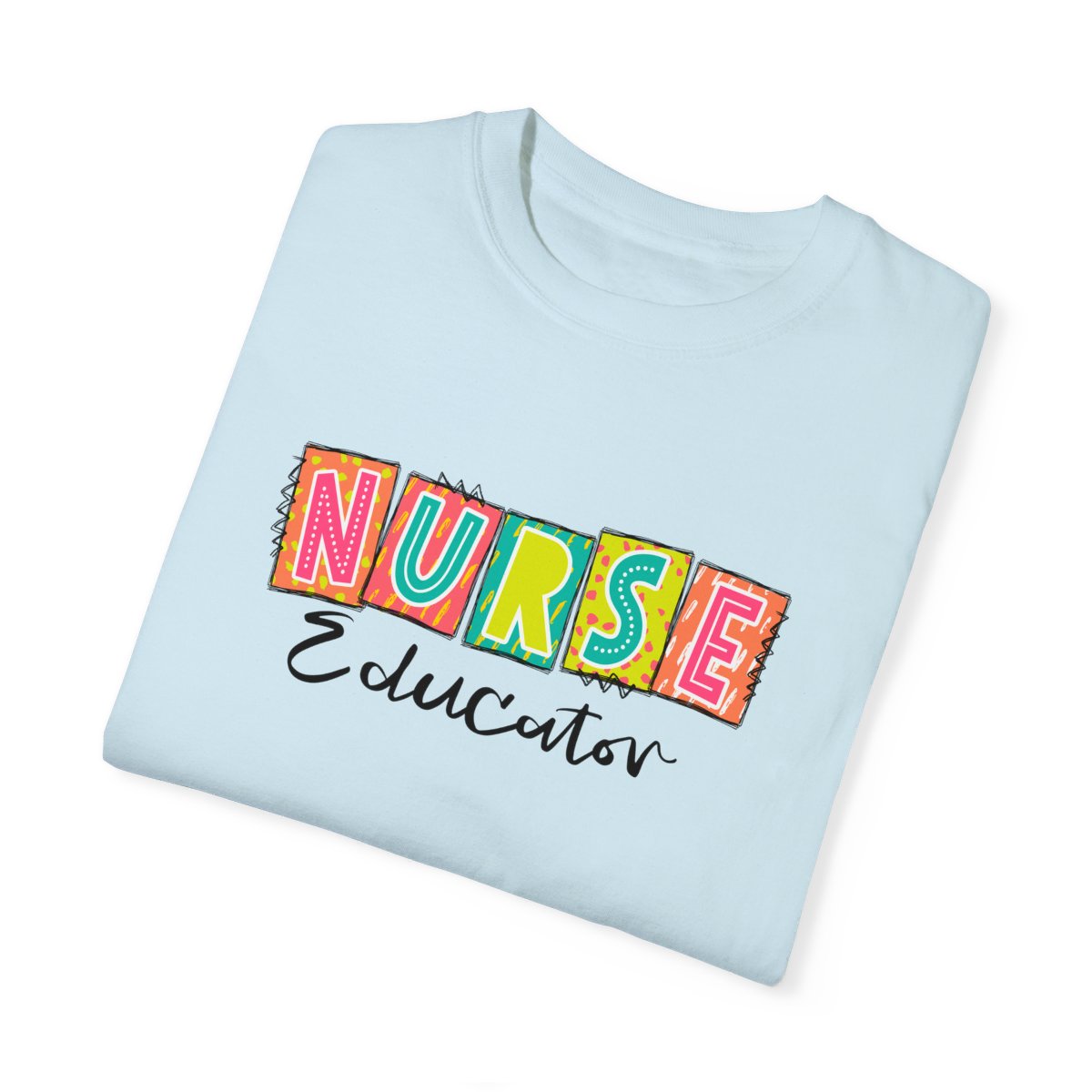 Nurse Educator Neon Blocks Short Sleeve Tee