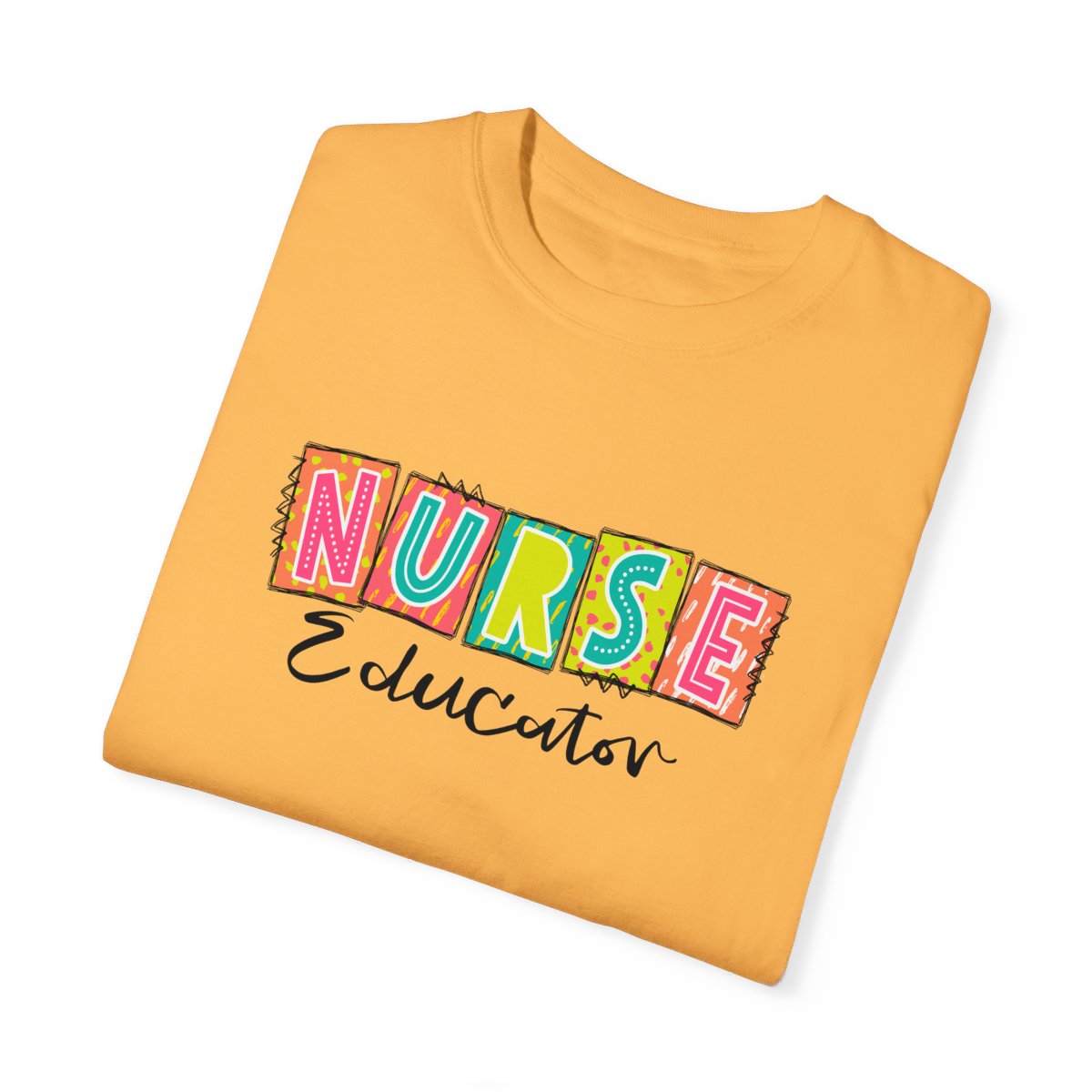 Nurse Educator Neon Blocks Short Sleeve Tee