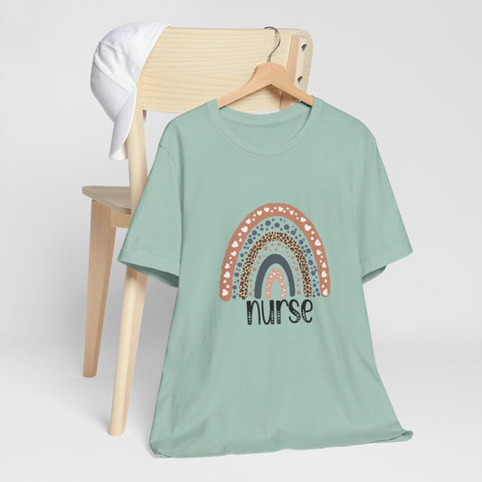 Nurse Rainbow Short Sleeve Tee
