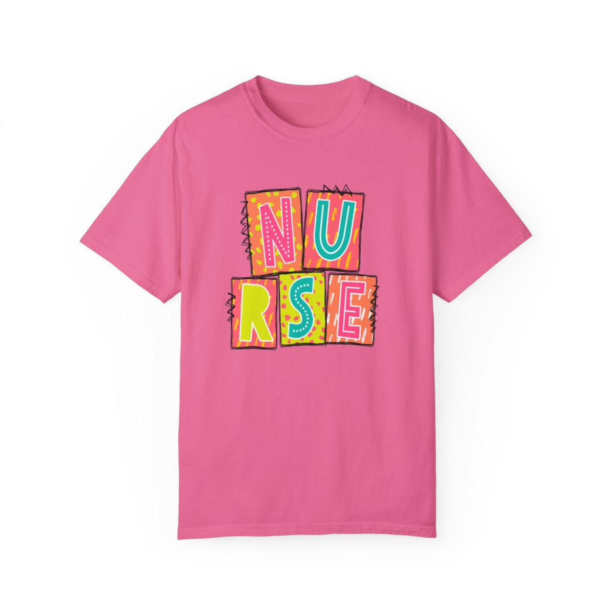 Nurse Neon Blocks Short Sleeve Tee
