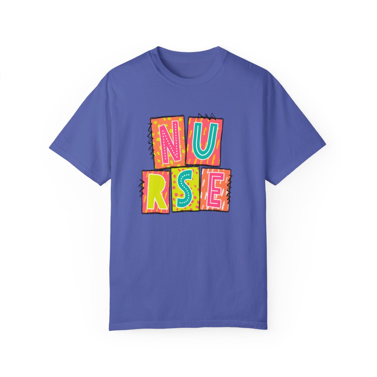 Nurse Neon Blocks Short Sleeve Tee