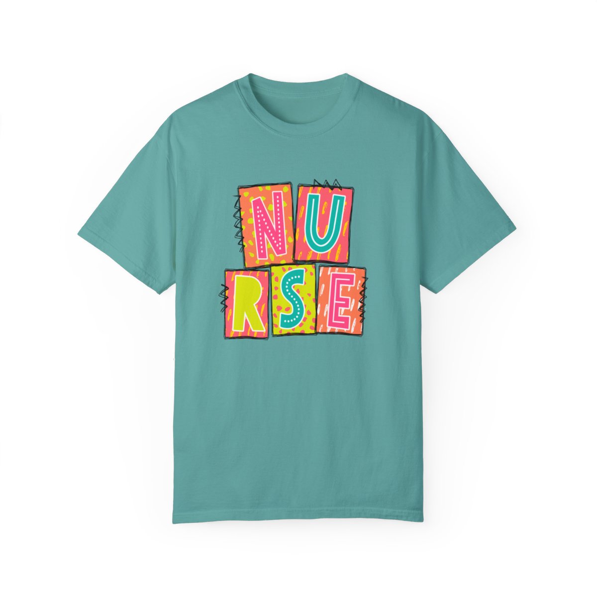 Nurse Neon Blocks Short Sleeve Tee