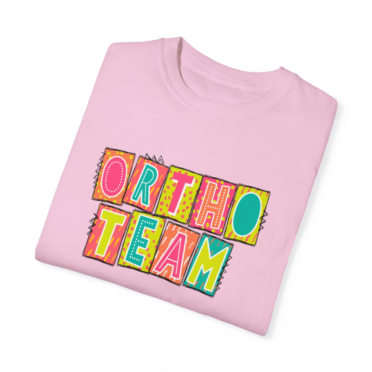 Ortho Team Neon Blocks Short Sleeve Tee