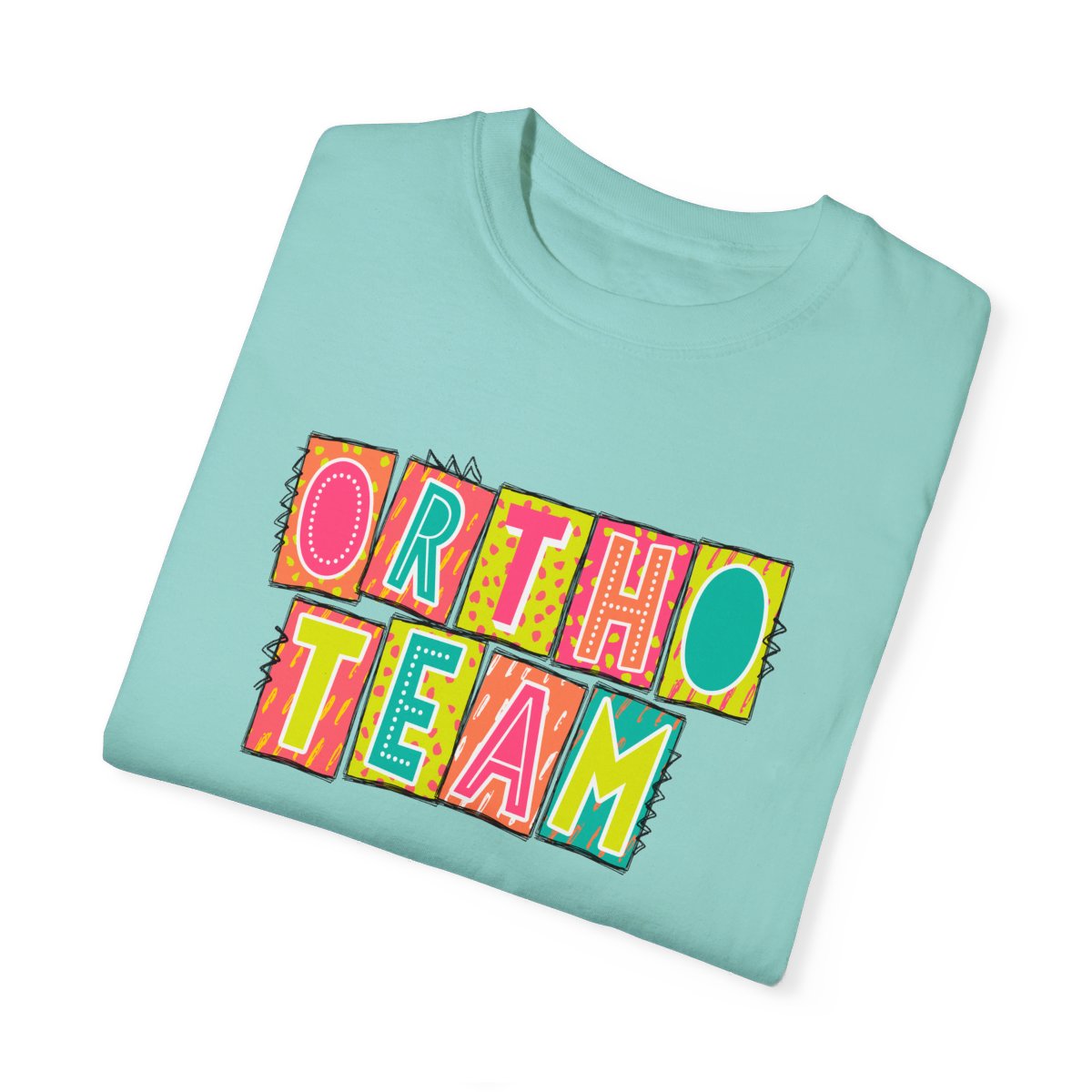 Ortho Team Neon Blocks Short Sleeve Tee