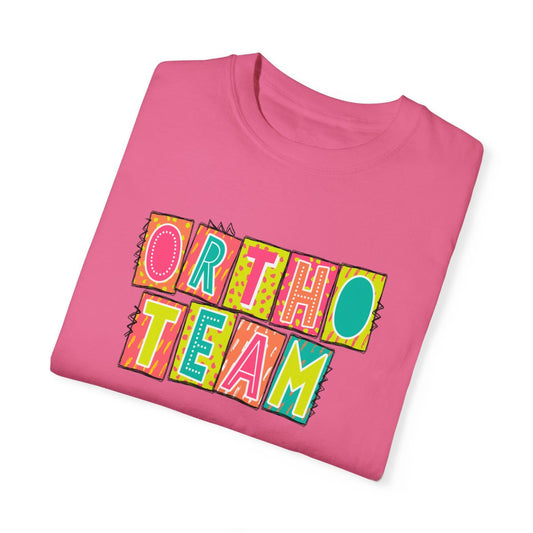 Ortho Team Neon Blocks Short Sleeve Tee