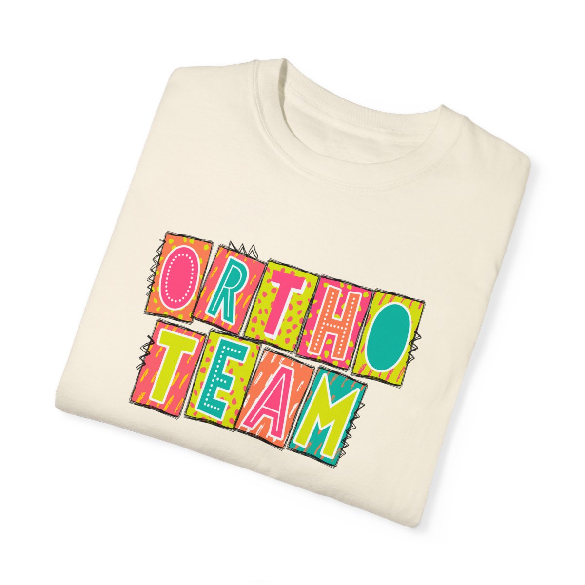 Ortho Team Neon Blocks Short Sleeve Tee