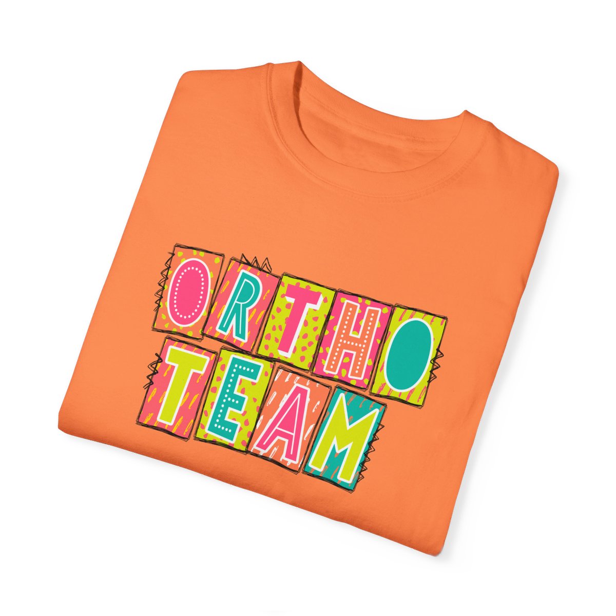 Ortho Team Neon Blocks Short Sleeve Tee