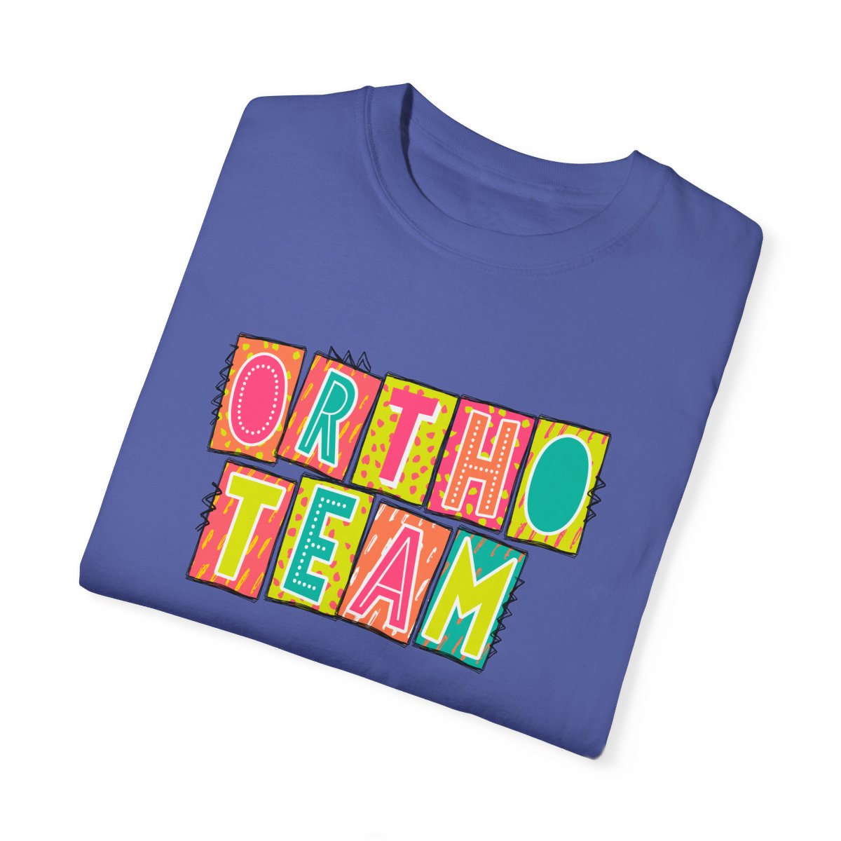 Ortho Team Neon Blocks Short Sleeve Tee