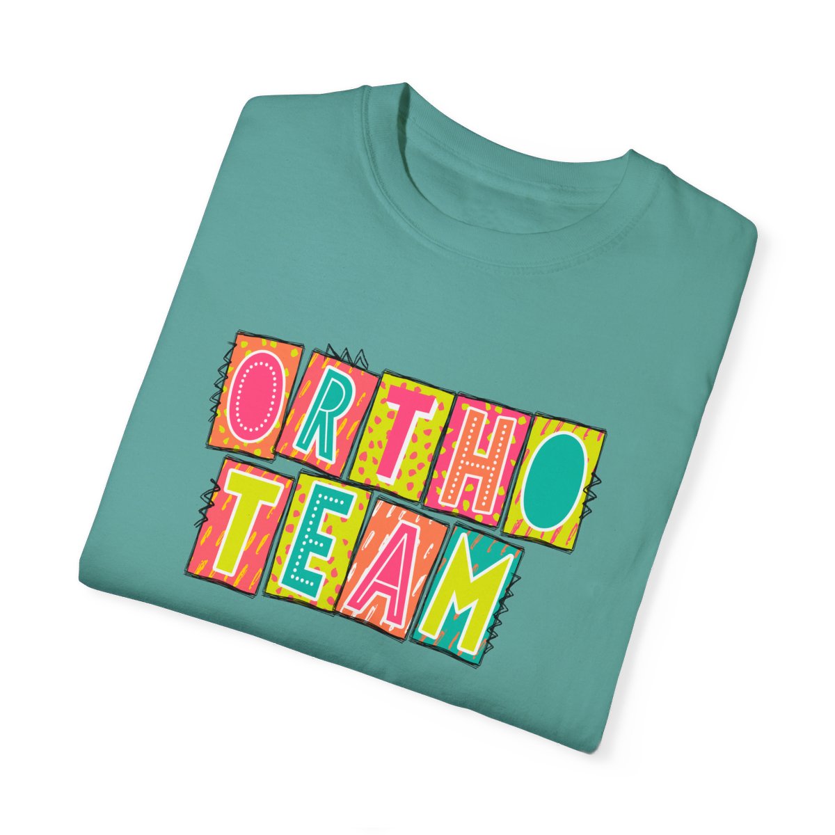 Ortho Team Neon Blocks Short Sleeve Tee