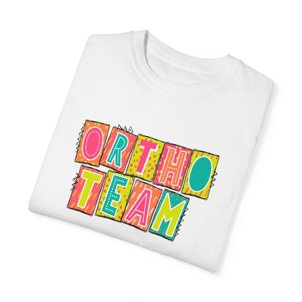 Ortho Team Neon Blocks Short Sleeve Tee