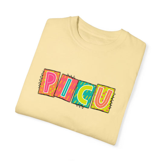 PICU Neon Blocks Short Sleeve Tee