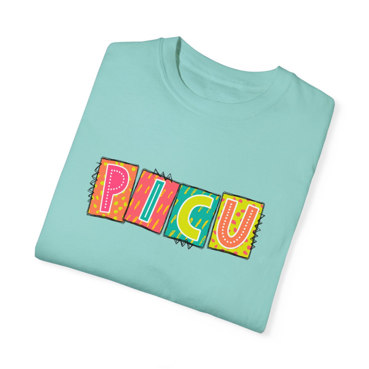PICU Neon Blocks Short Sleeve Tee