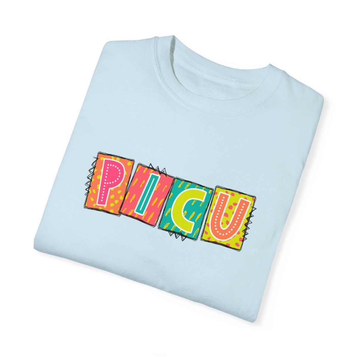 PICU Neon Blocks Short Sleeve Tee