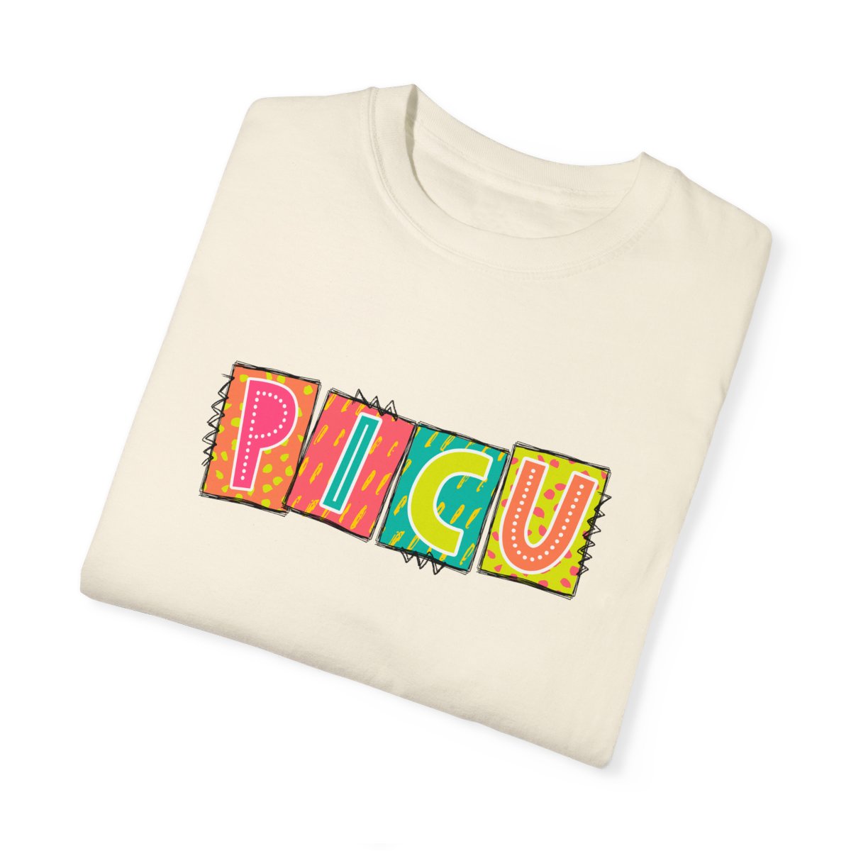 PICU Neon Blocks Short Sleeve Tee