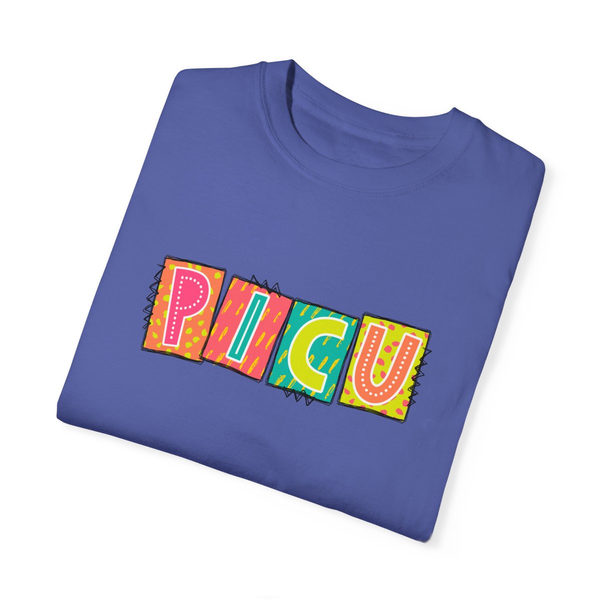 PICU Neon Blocks Short Sleeve Tee