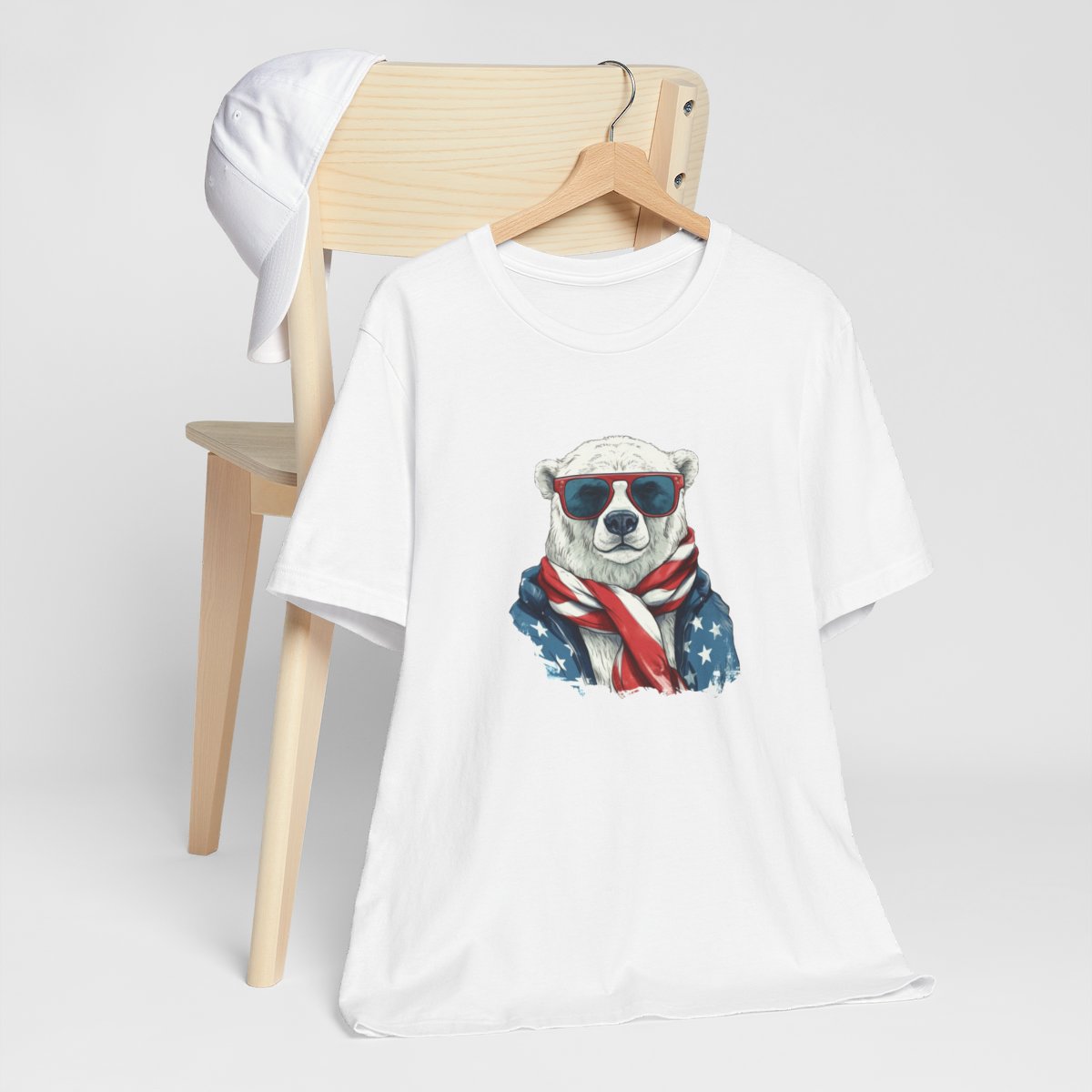 Patriotic Bear Short Sleeve Tee
