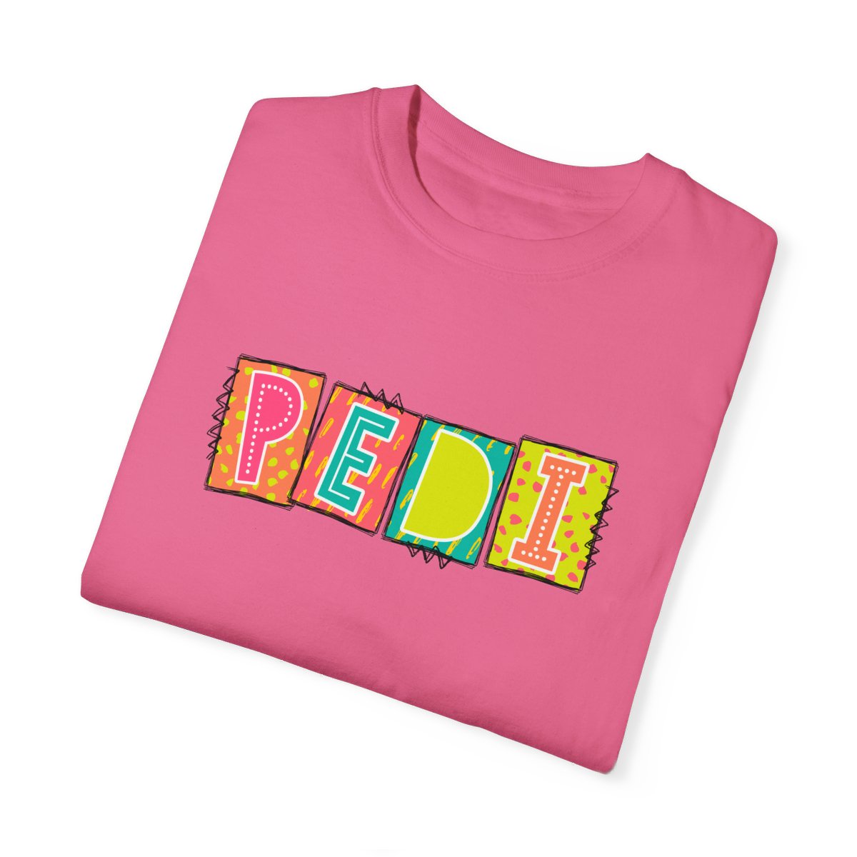 Pedi Neon Blocks Short Sleeve Tee