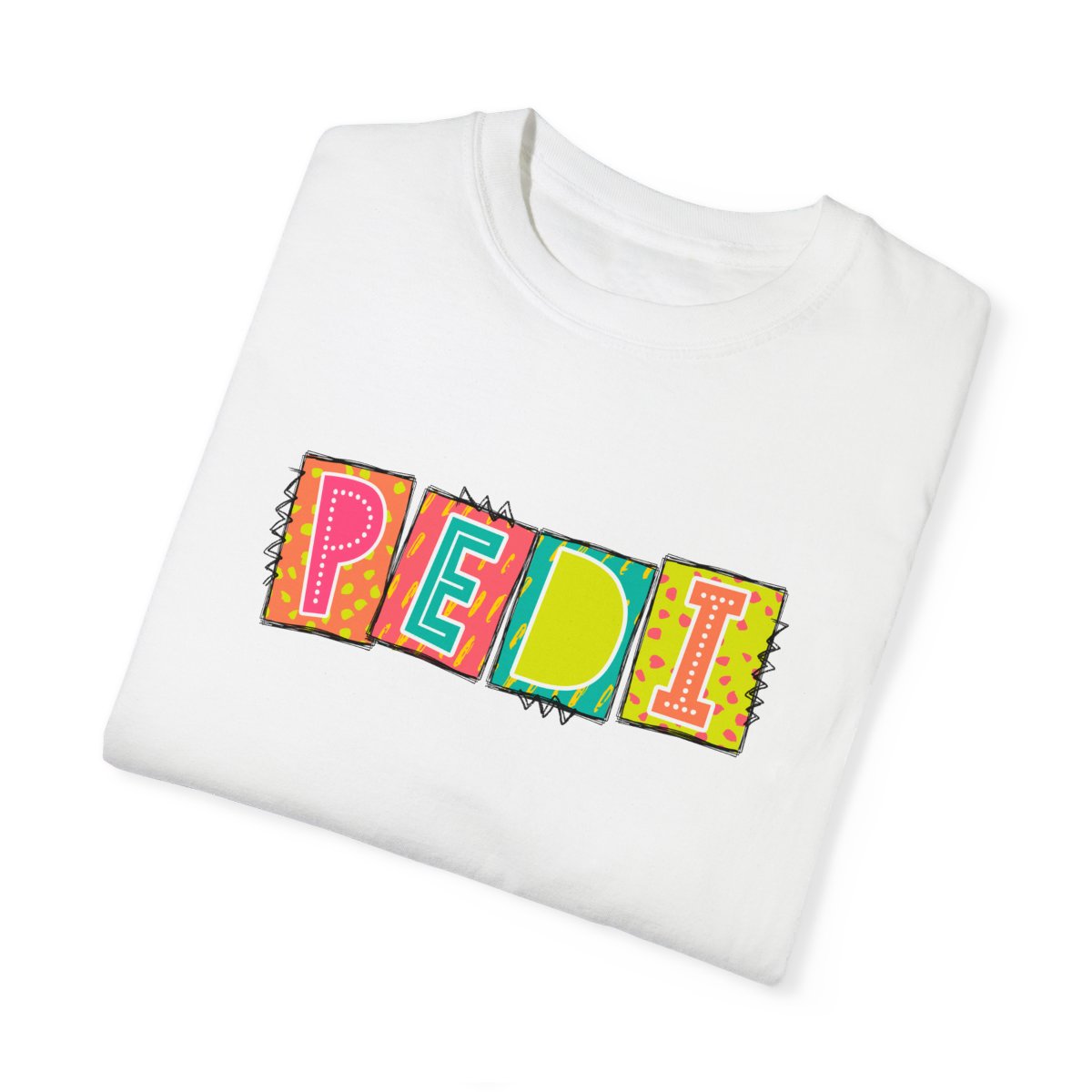Pedi Neon Blocks Short Sleeve Tee