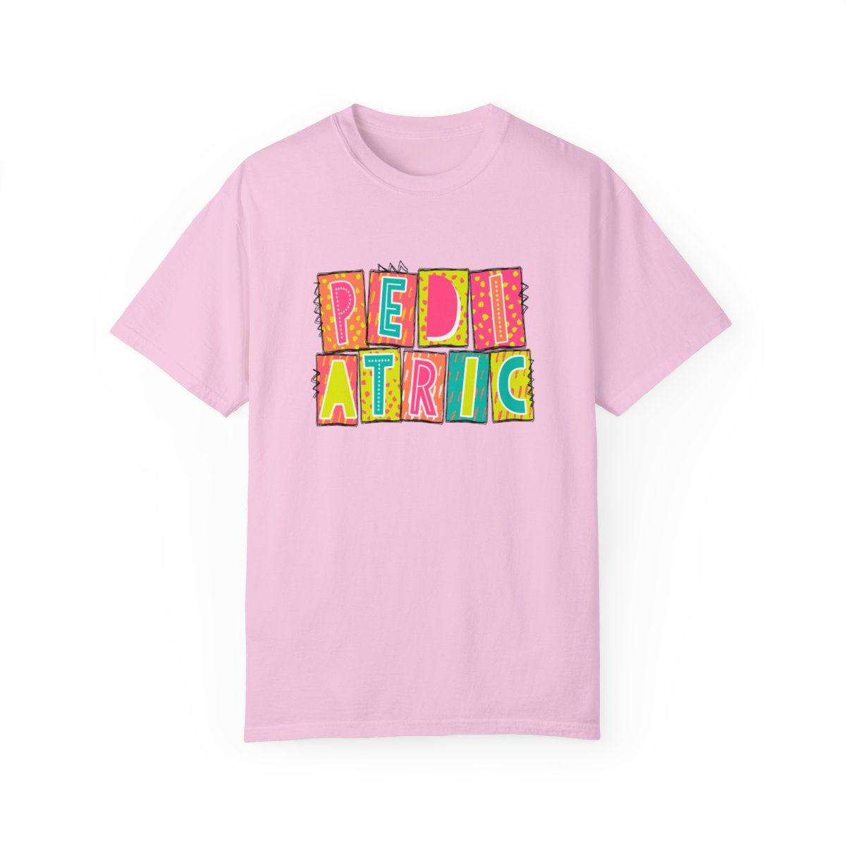 Pediatric Neon Blocks Short Sleeve Tee