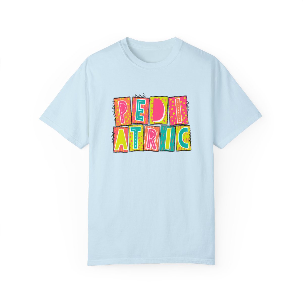 Pediatric Neon Blocks Short Sleeve Tee