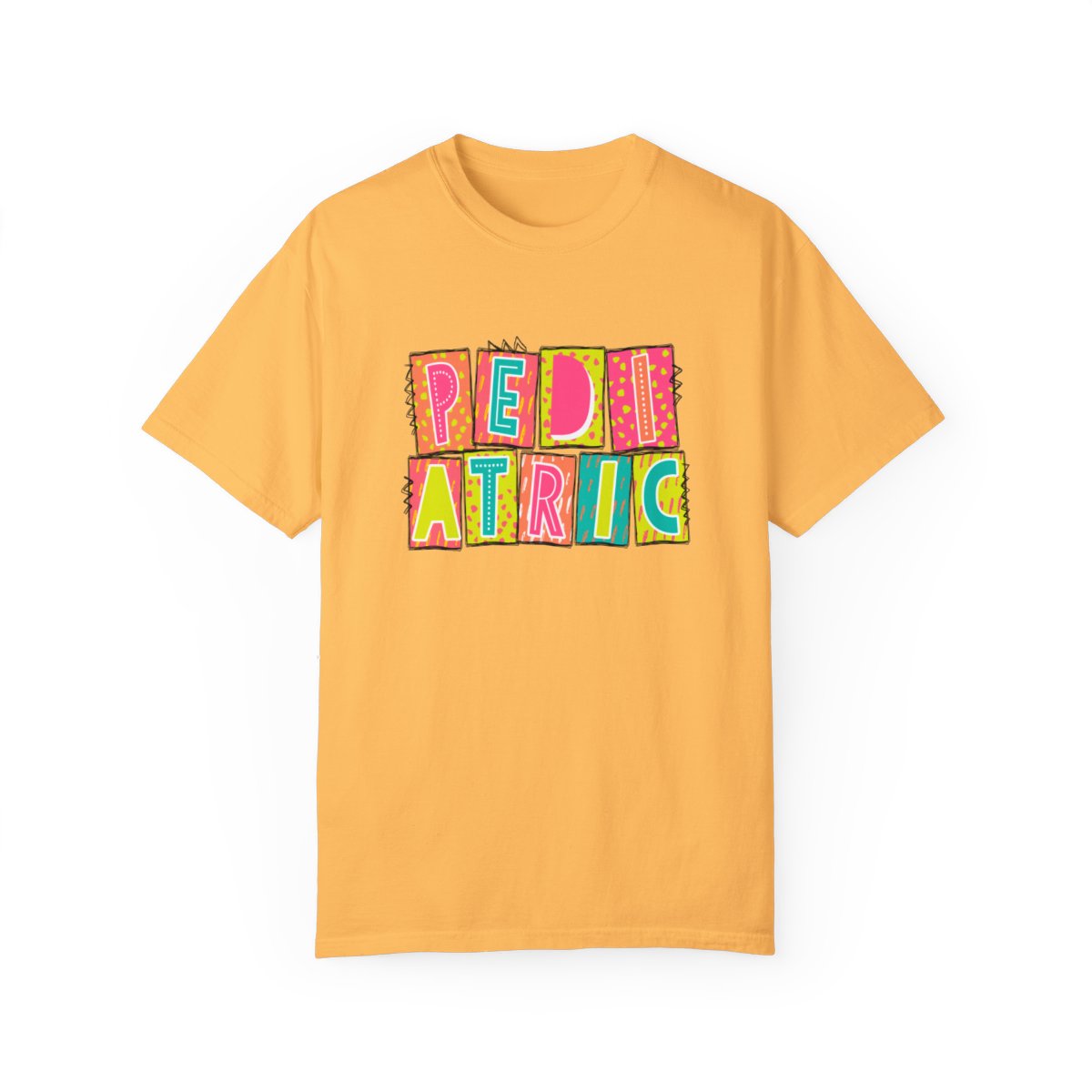 Pediatric Neon Blocks Short Sleeve Tee