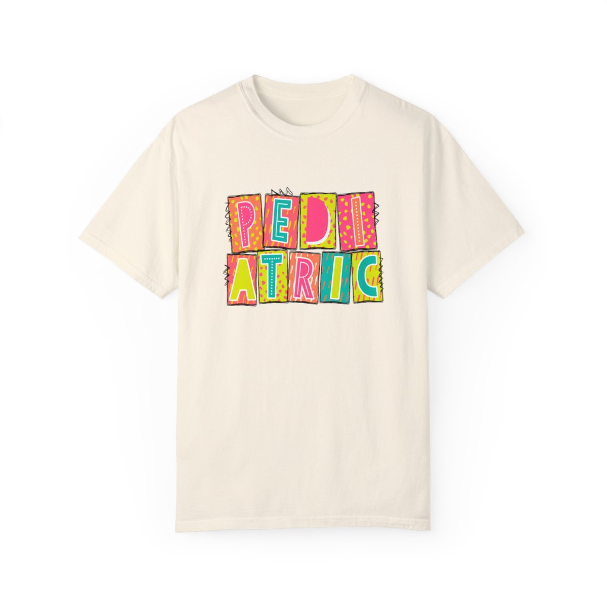 Pediatric Neon Blocks Short Sleeve Tee