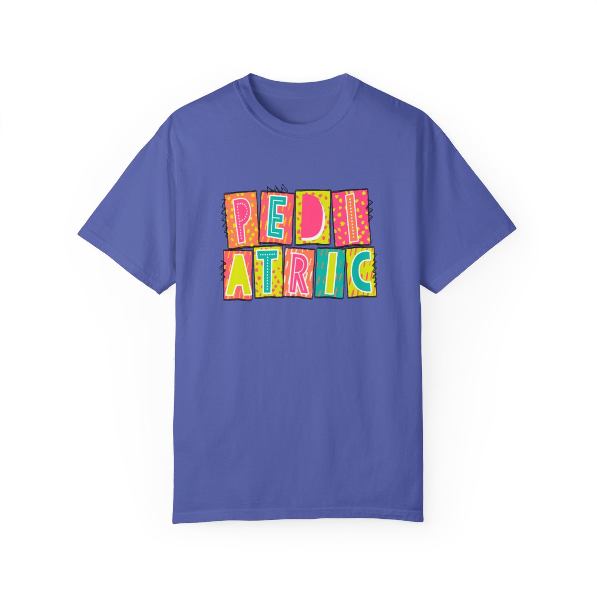 Pediatric Neon Blocks Short Sleeve Tee