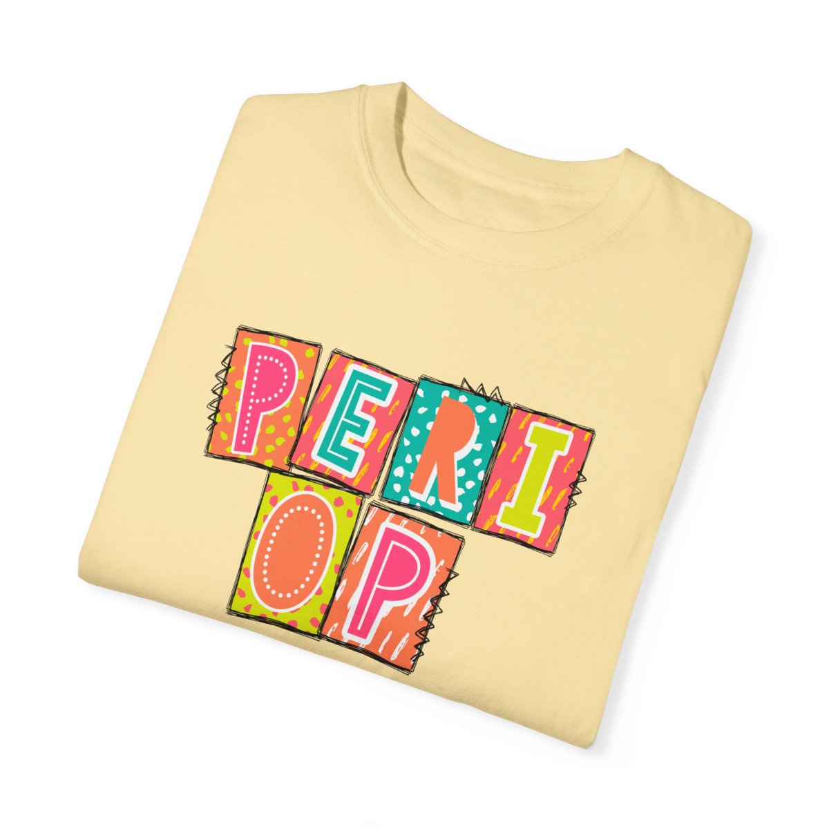 PeriOp Neon Blocks Short Sleeve Tee