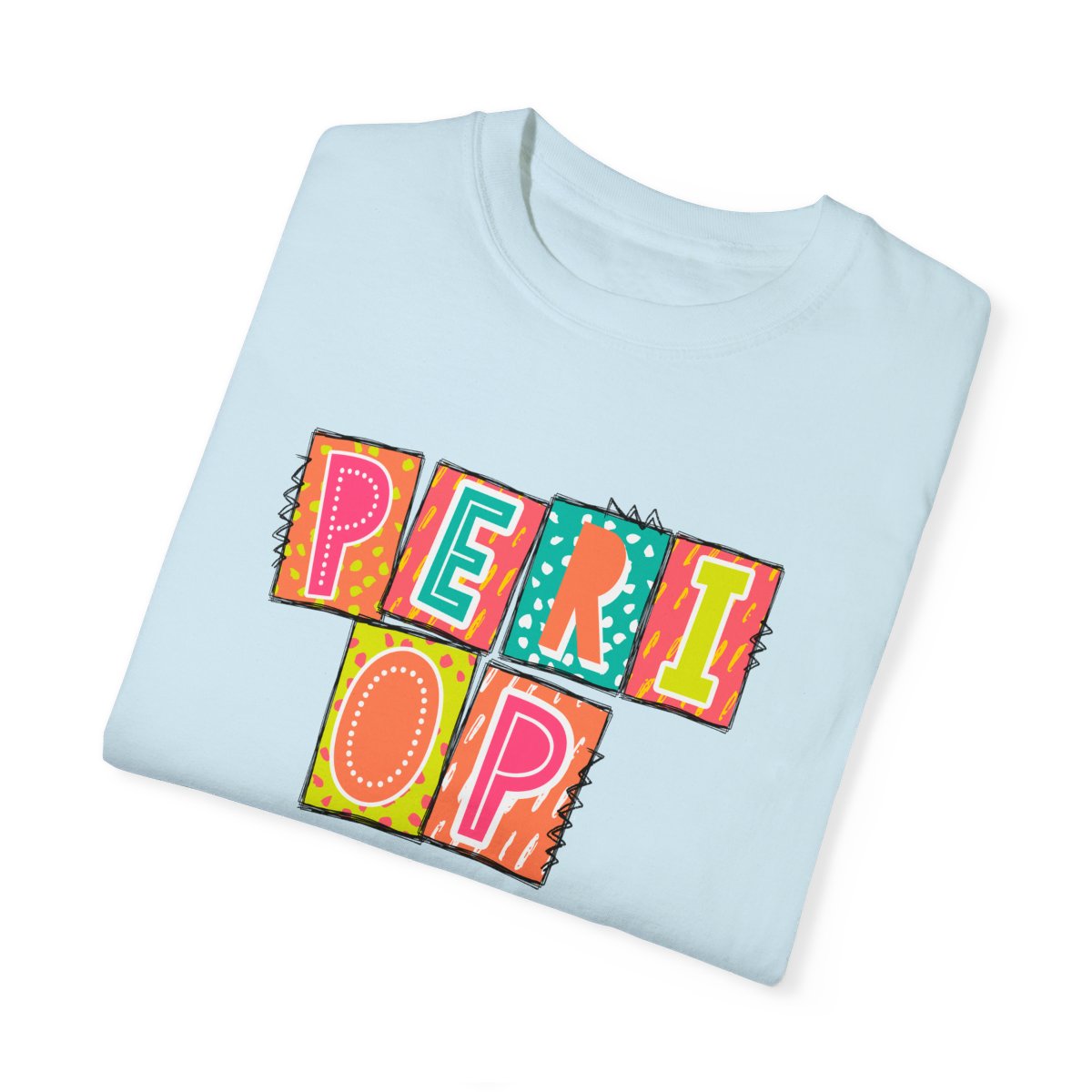 PeriOp Neon Blocks Short Sleeve Tee