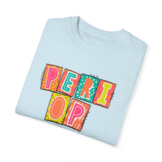 PeriOp Neon Blocks Short Sleeve Tee
