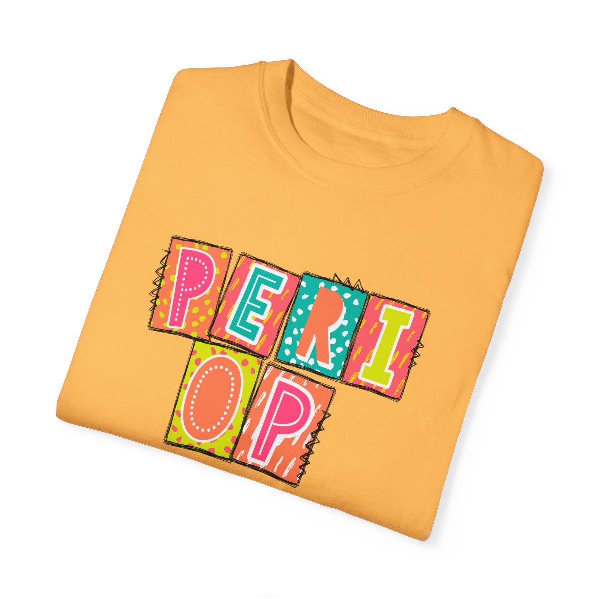 PeriOp Neon Blocks Short Sleeve Tee