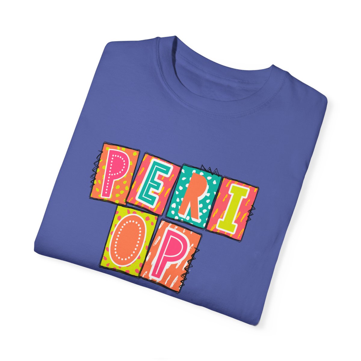 PeriOp Neon Blocks Short Sleeve Tee