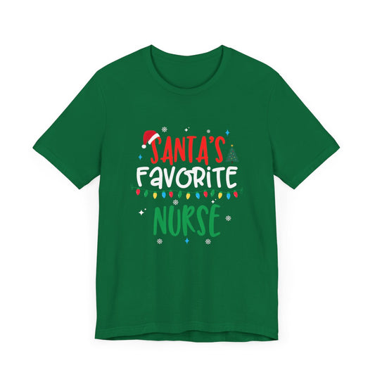 Santas Favorite Nurse2 Short Sleeve Tee