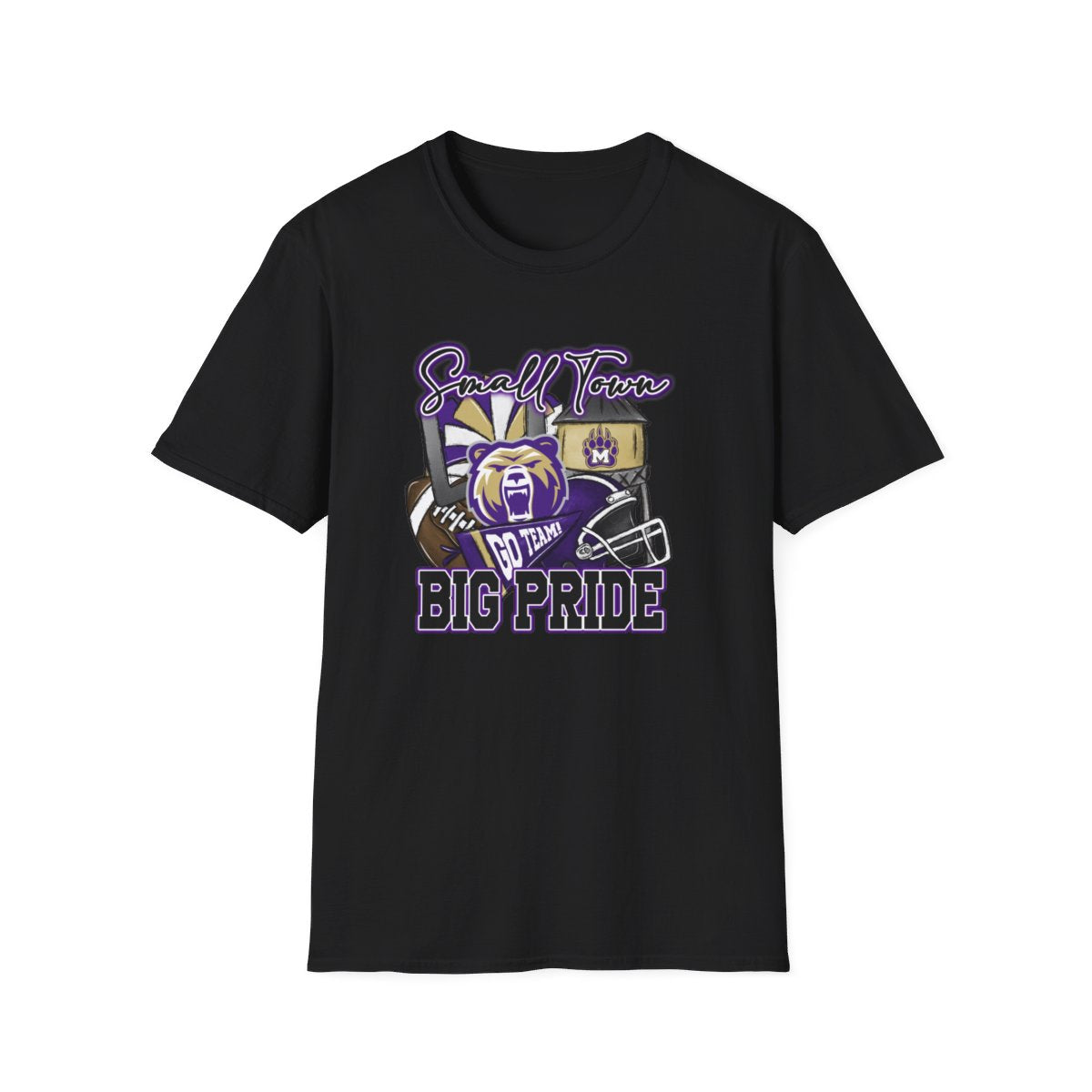 Small Town Big Pride Bears Short Sleeve Tee
