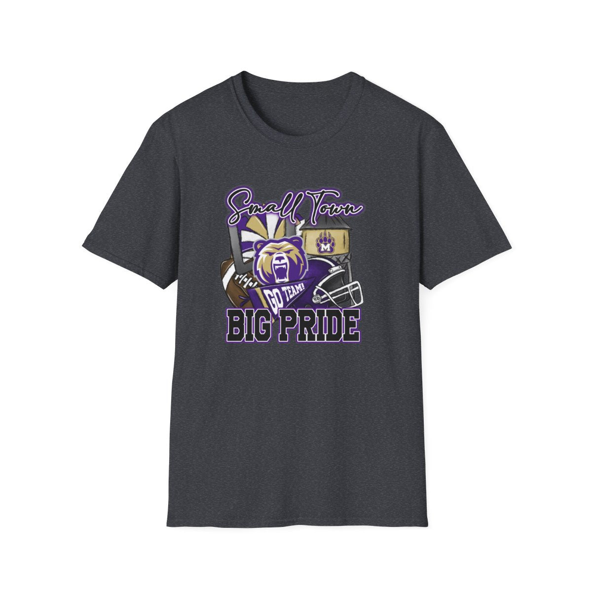 Small Town Big Pride Bears Short Sleeve Tee