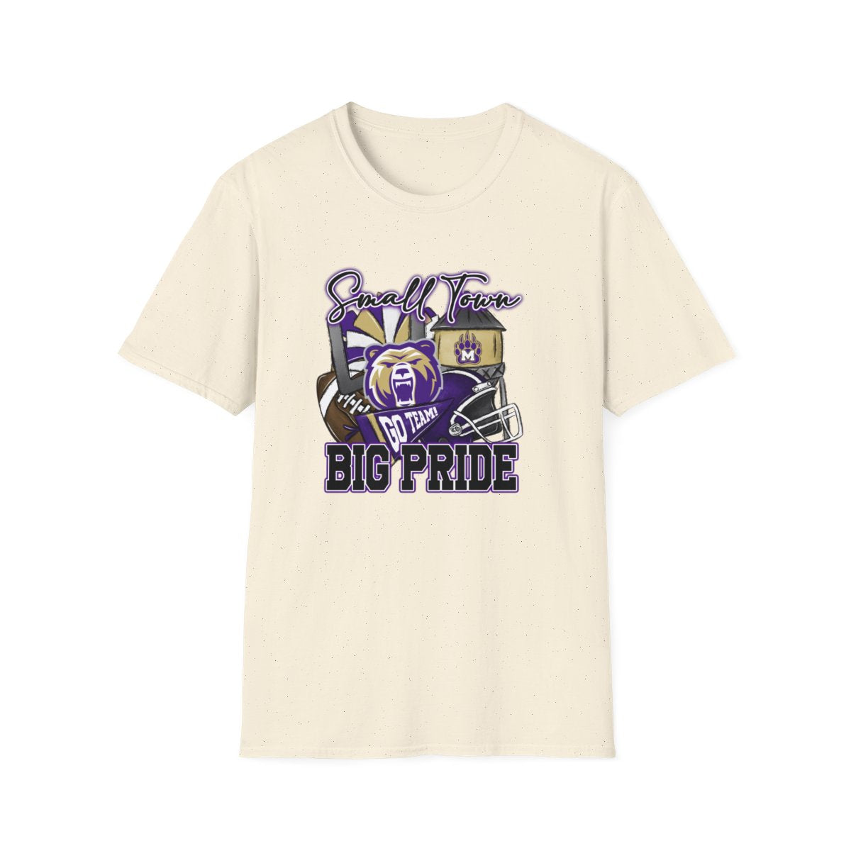 Small Town Big Pride Bears Short Sleeve Tee