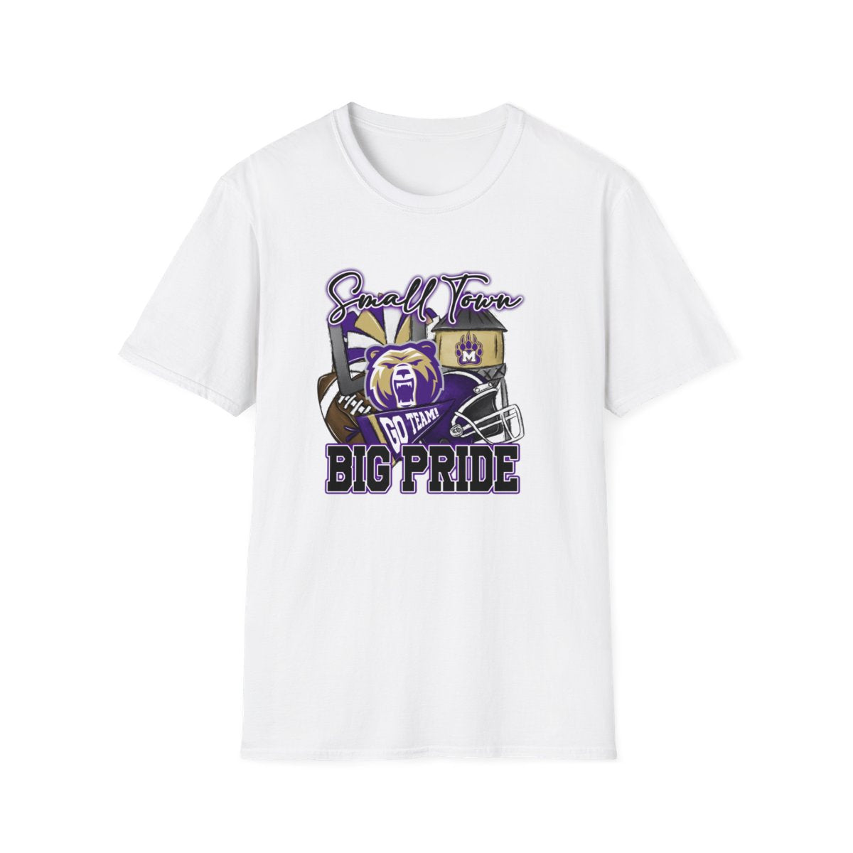 Small Town Big Pride Bears Short Sleeve Tee