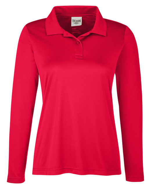 Team 365 TT51WL - Womens Zone Performance Long Sleeve Polo