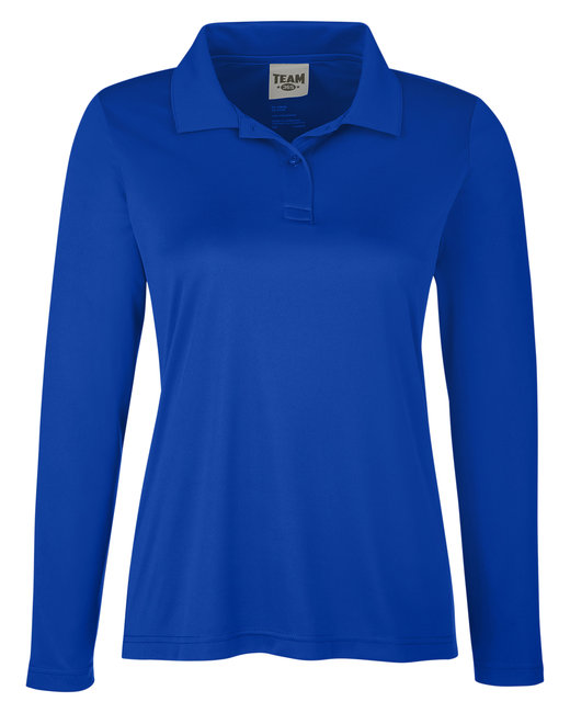 Team 365 TT51WL - Womens Zone Performance Long Sleeve Polo