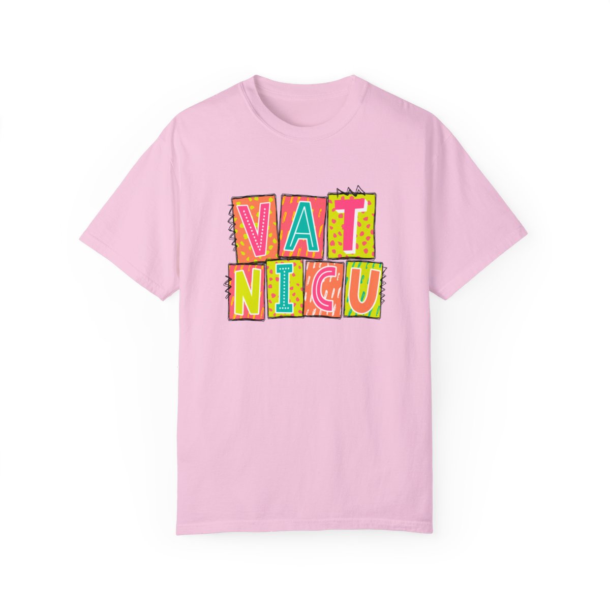 VAT NICU Neon Blocks Short Sleeve Tee