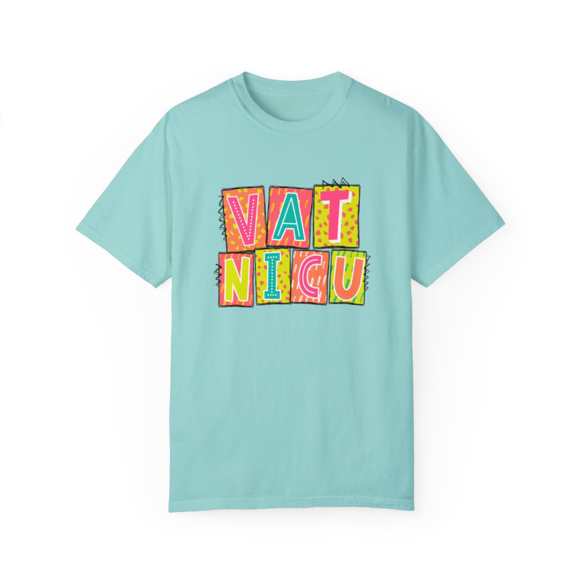 VAT NICU Neon Blocks Short Sleeve Tee