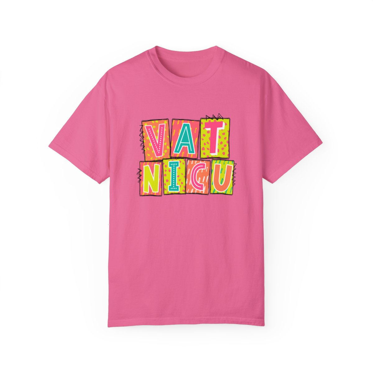 VAT NICU Neon Blocks Short Sleeve Tee