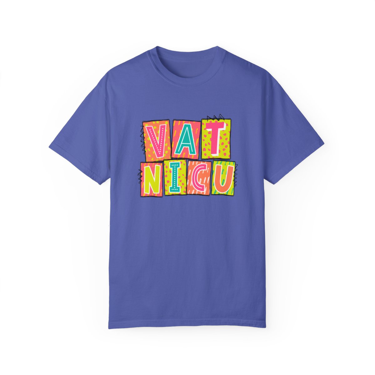 VAT NICU Neon Blocks Short Sleeve Tee