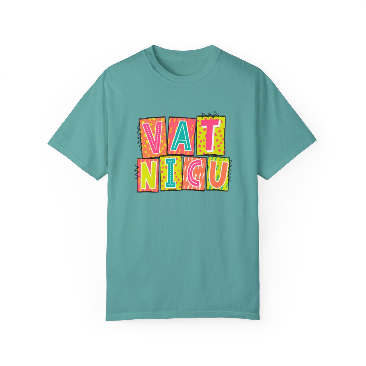 VAT NICU Neon Blocks Short Sleeve Tee