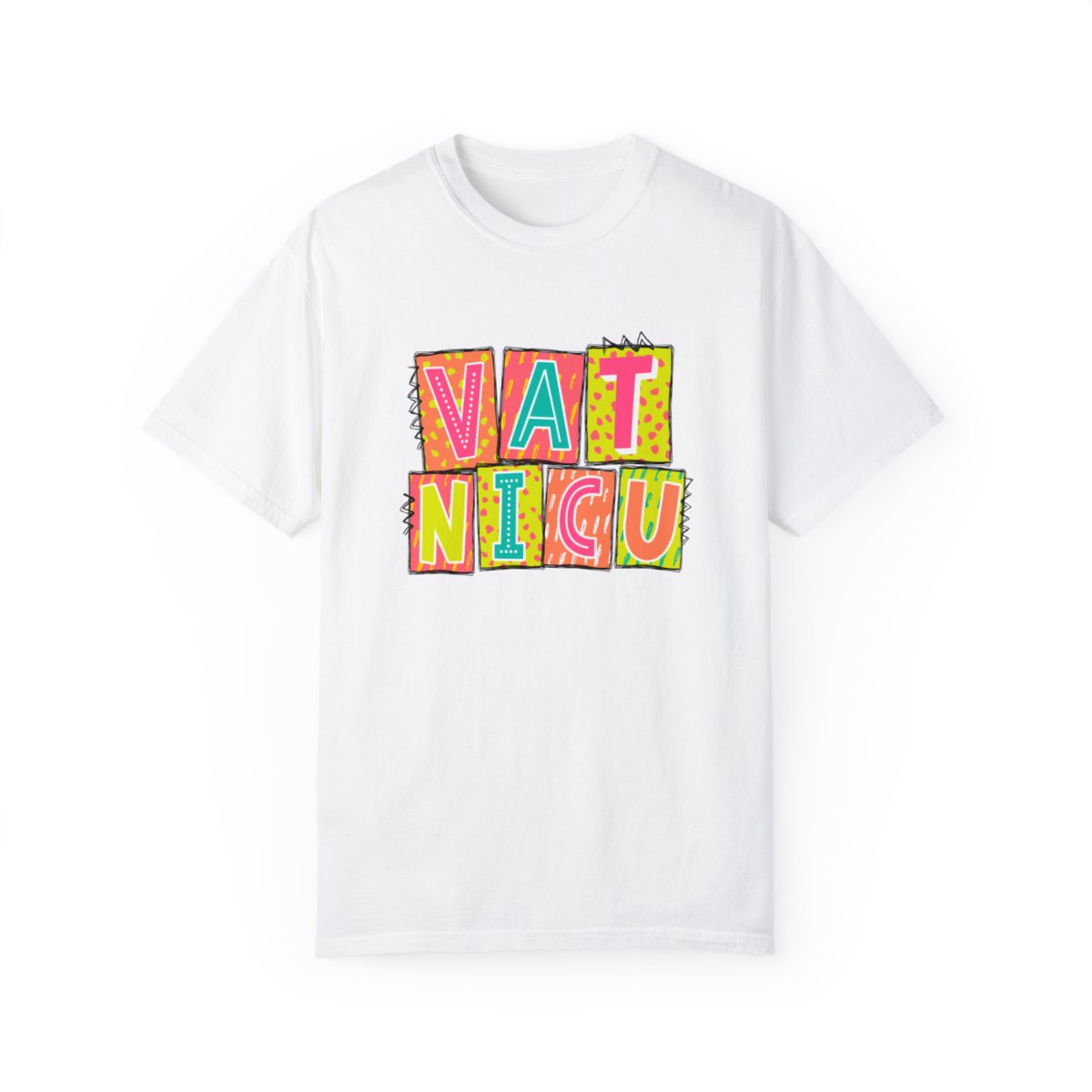 VAT NICU Neon Blocks Short Sleeve Tee