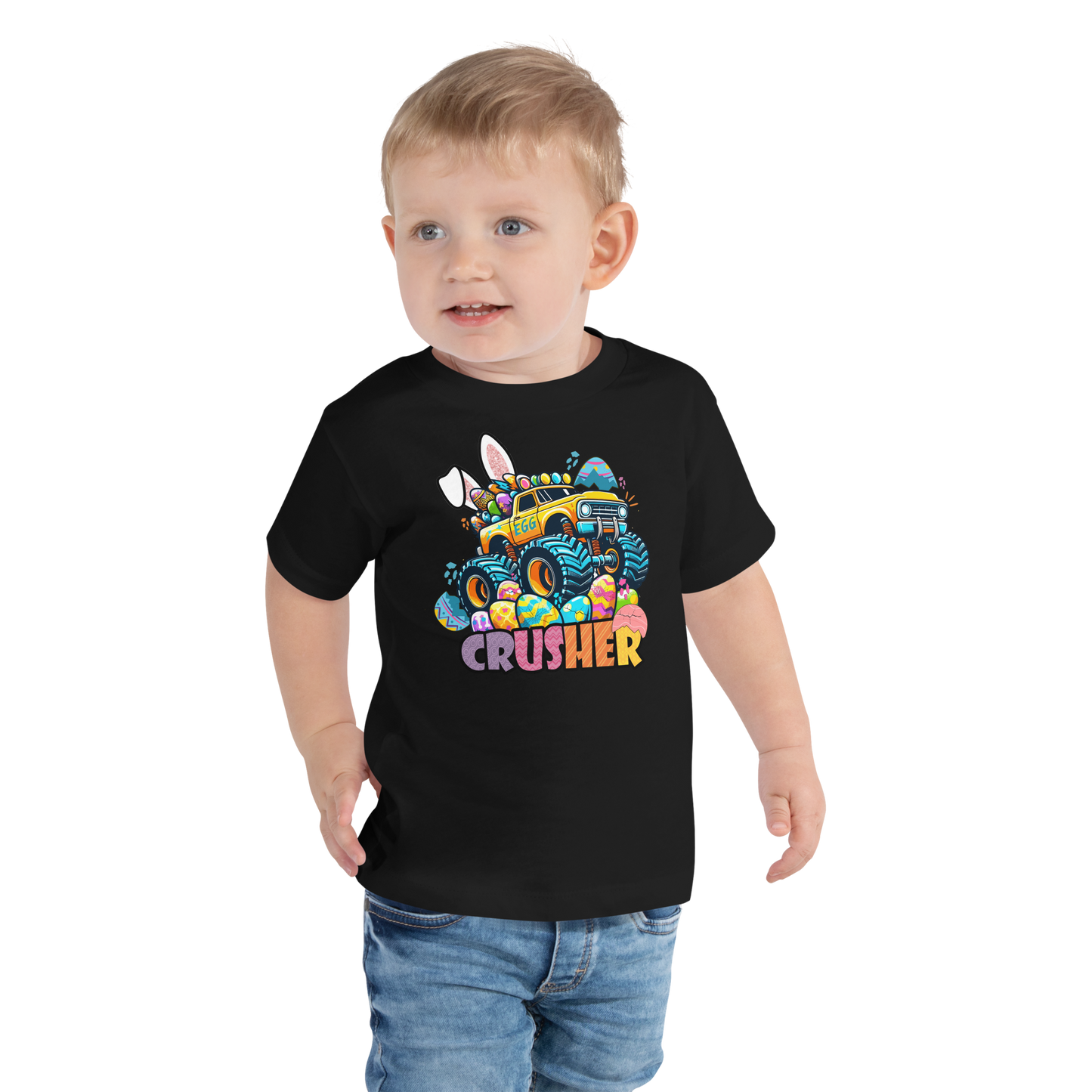 Egg-crusher Monster Truck Toddler Tee