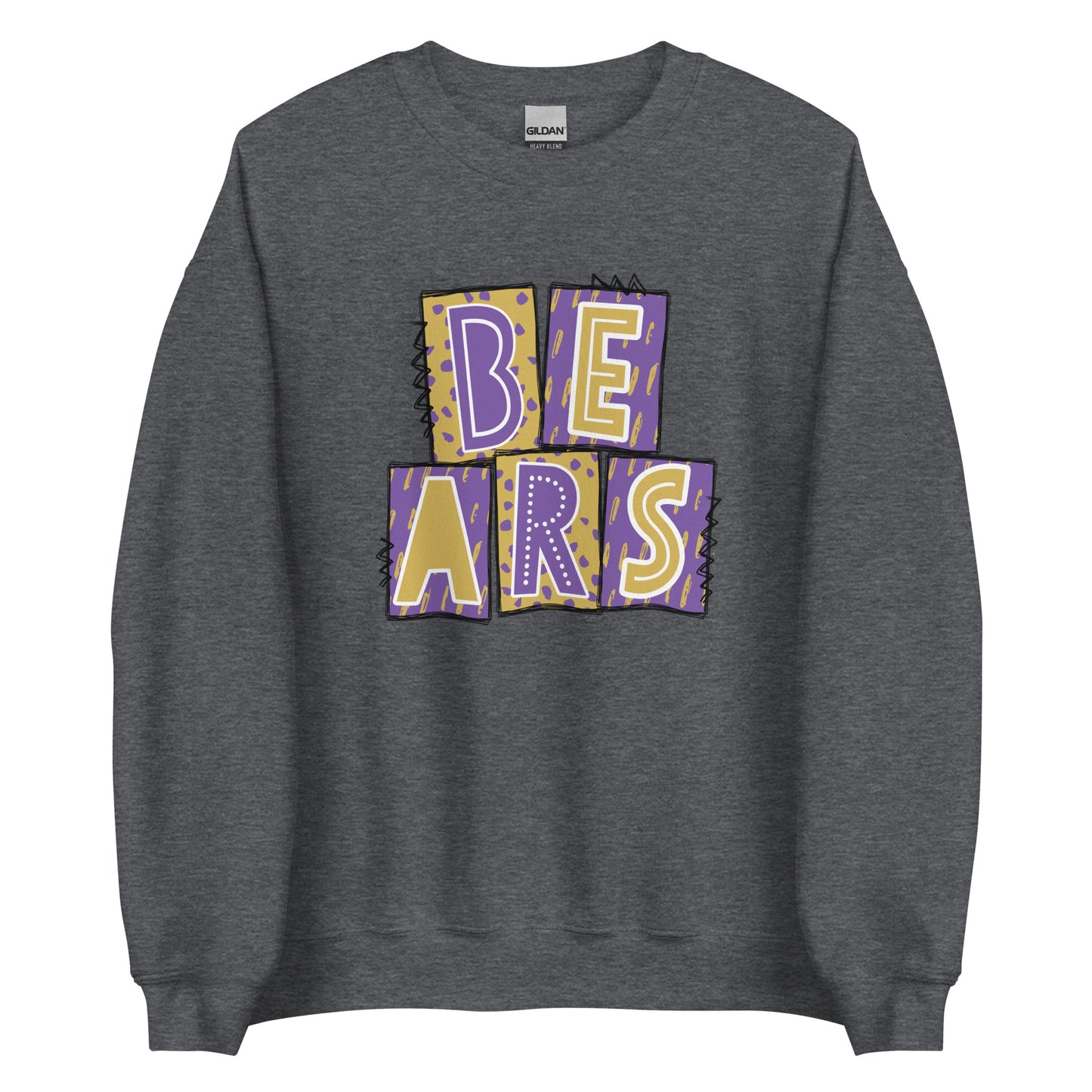 BEARS Purple and Gold Sweatshirt