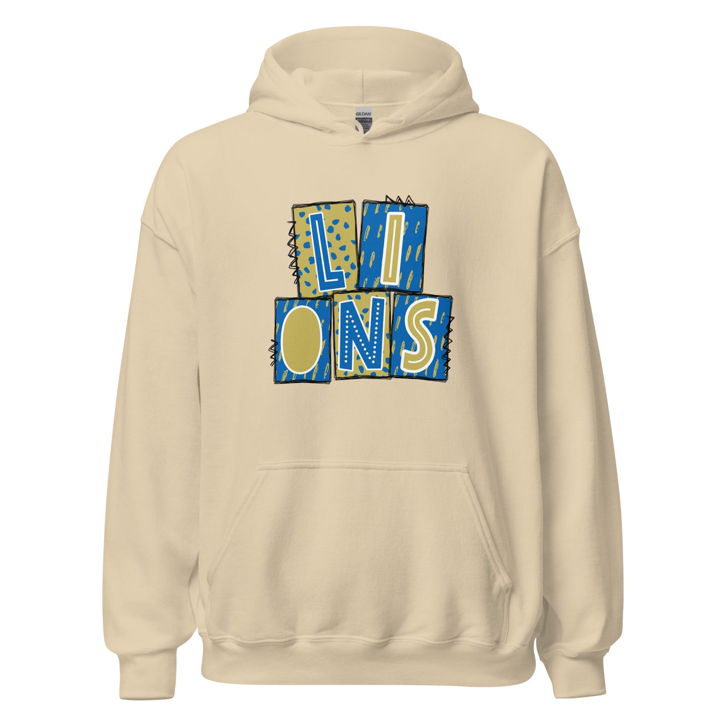 LIONS Regal and Gold Hoodie