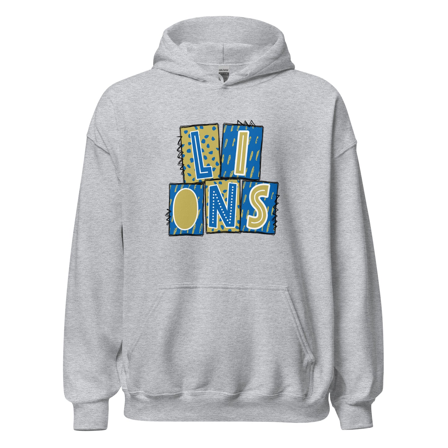 LIONS Regal and Gold Hoodie