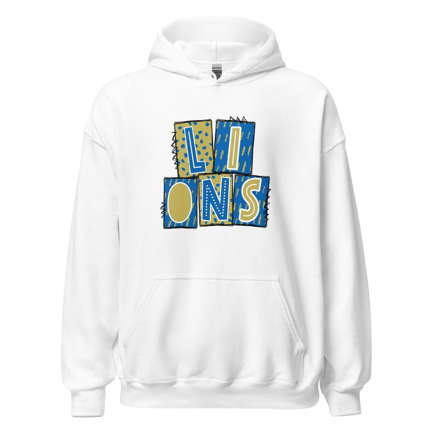 LIONS Regal and Gold Hoodie